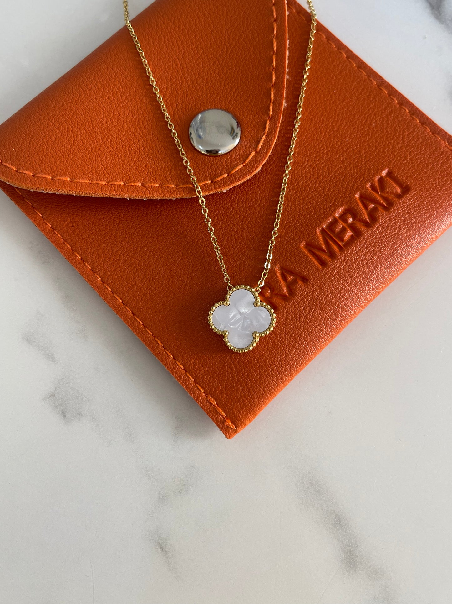 White Flora Necklace