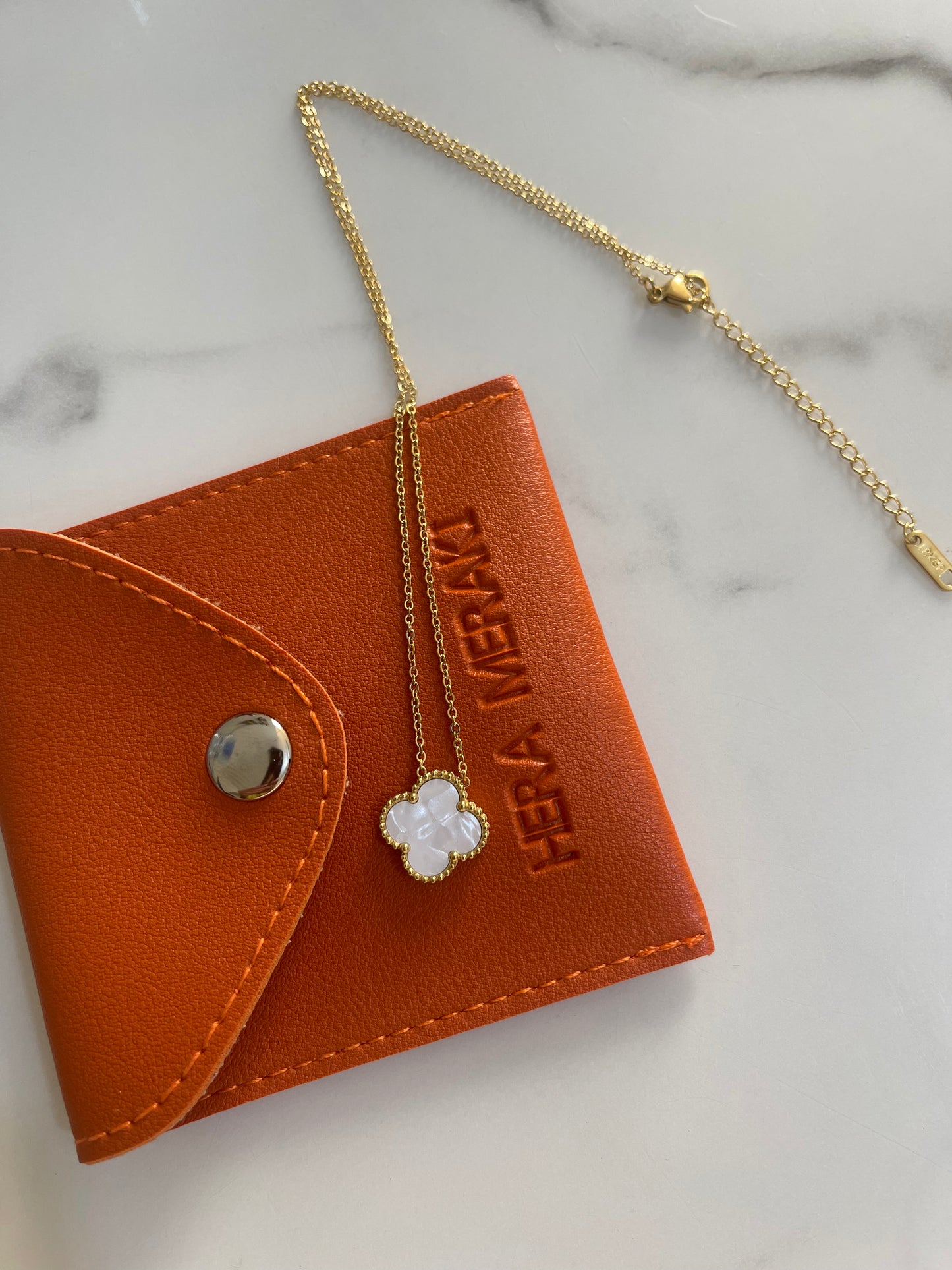 White Flora Necklace
