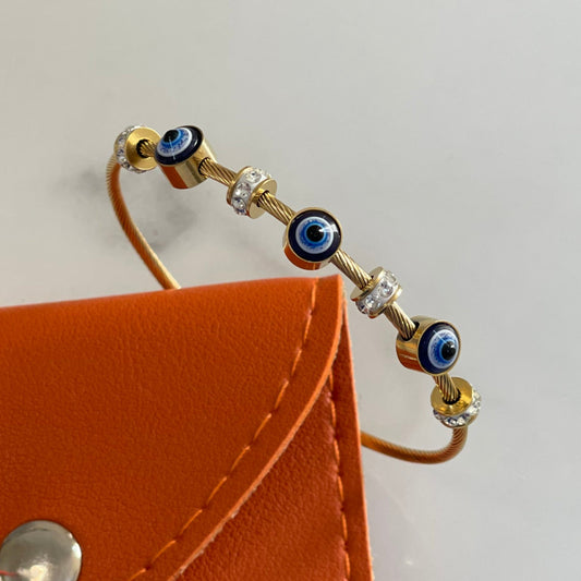 New - Evil Eye Bangle