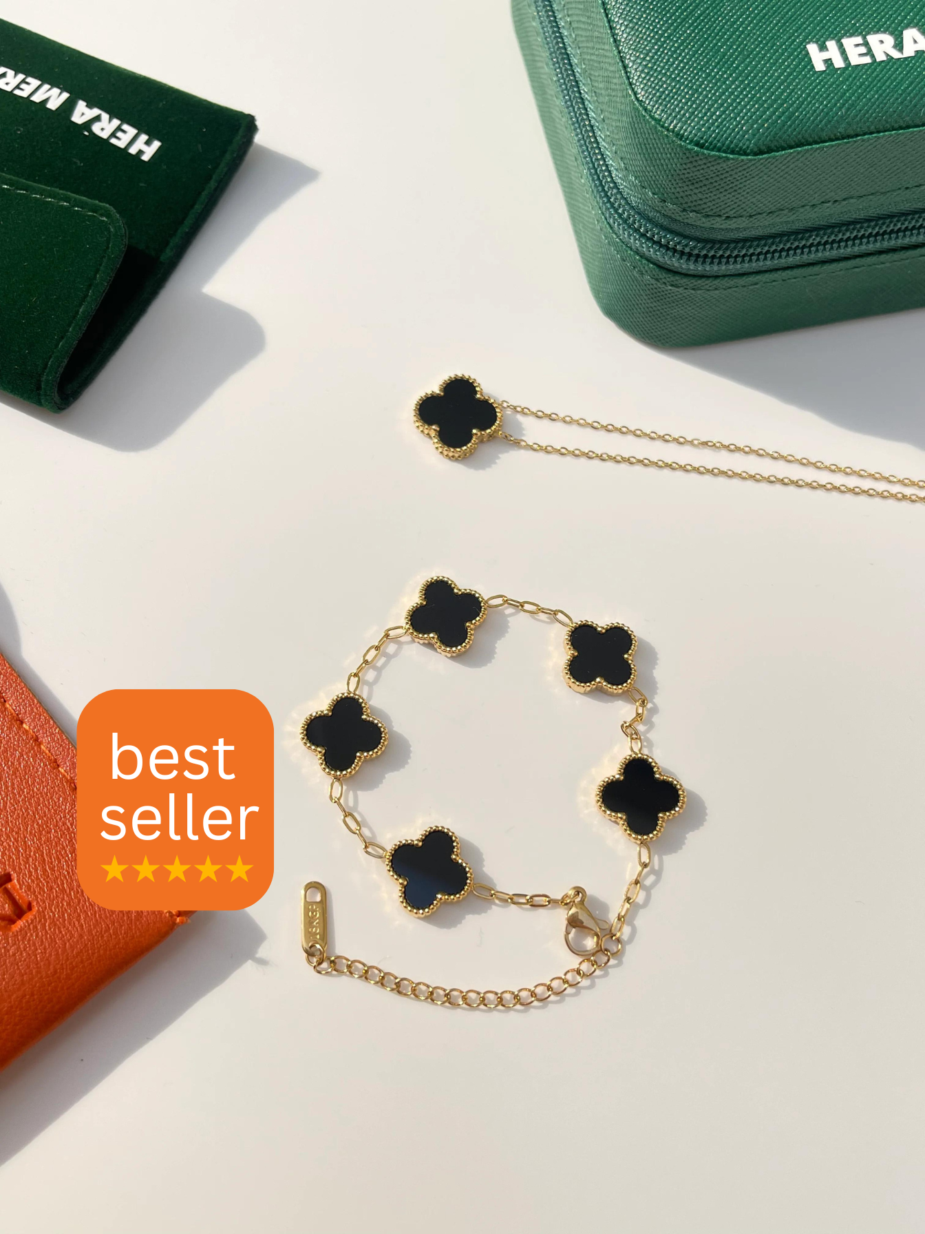 New- Nadia Set (Necklace and Bracelet)free earrings