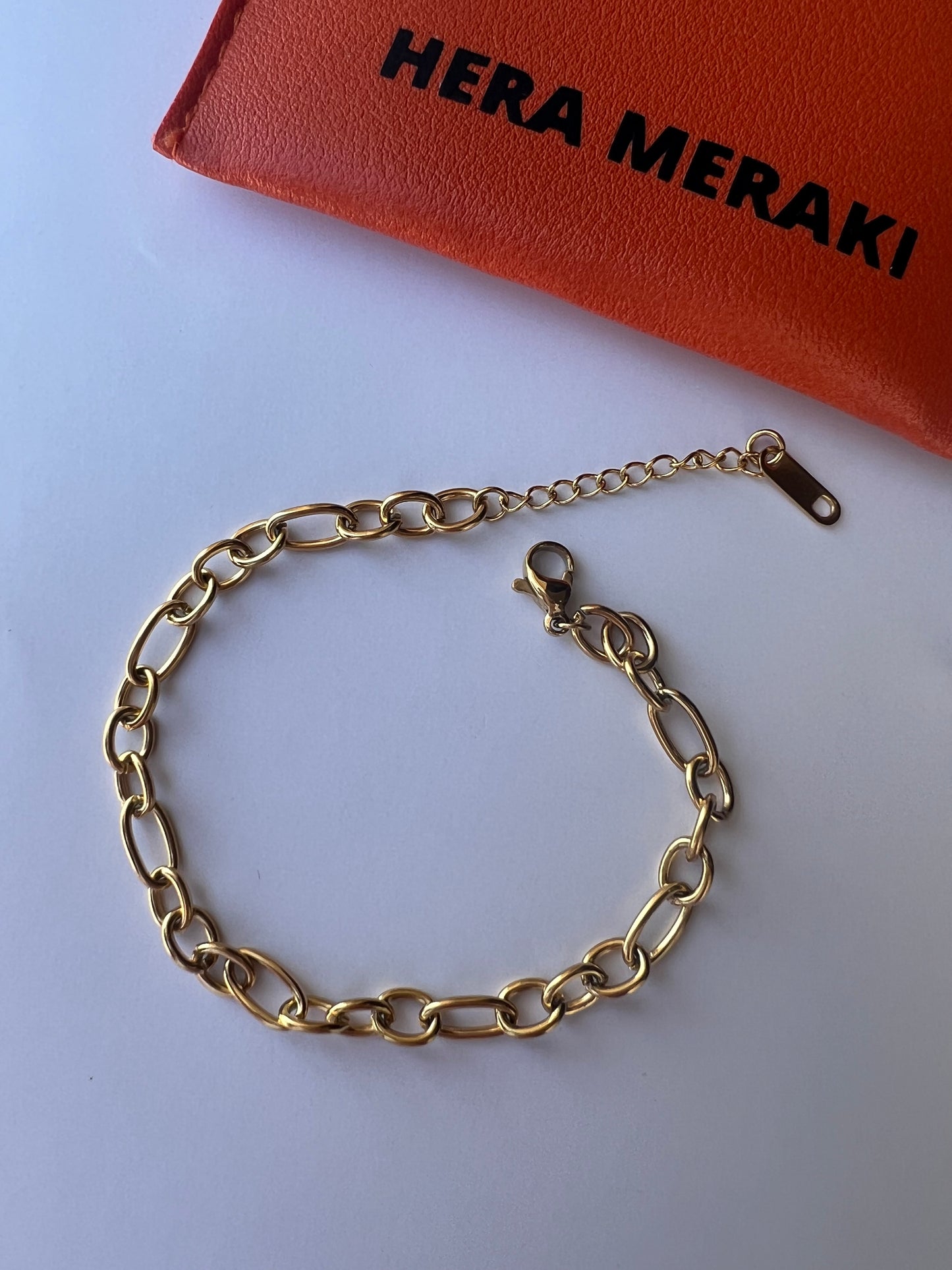 Rope and chain bracelet