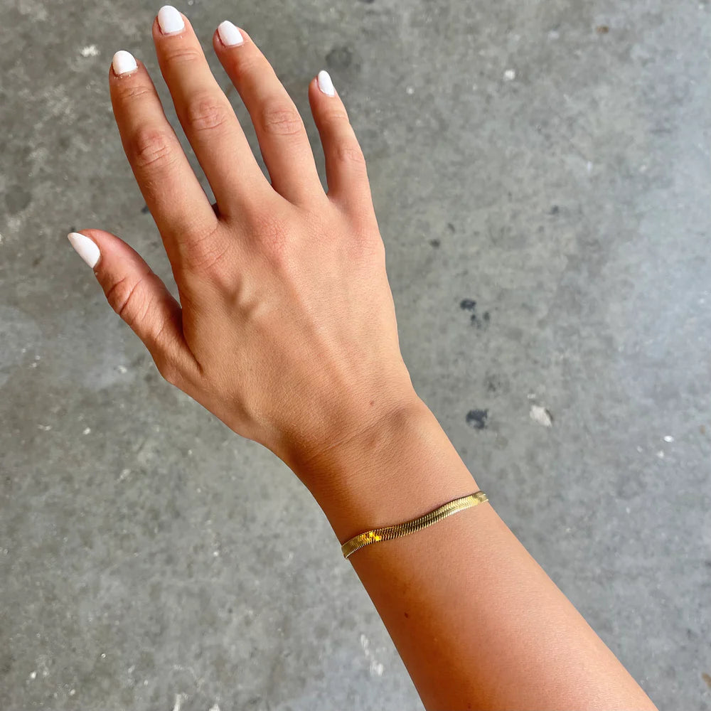 Herringbone Chain Bracelet