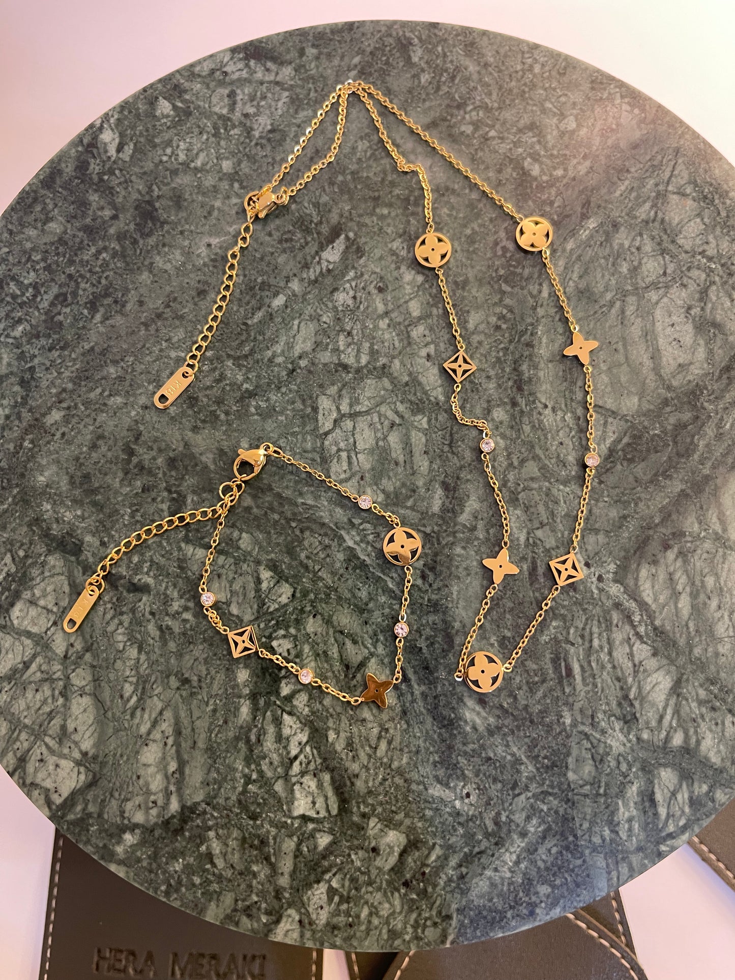 Ayesha Bracelet and Necklace