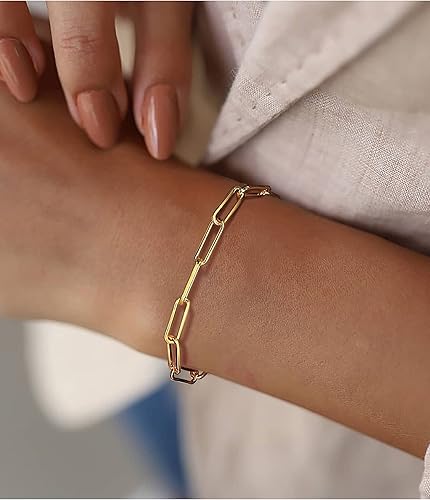 Hera Paper Clip Bracelet