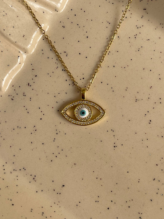 Evil Eye Stone Neklace