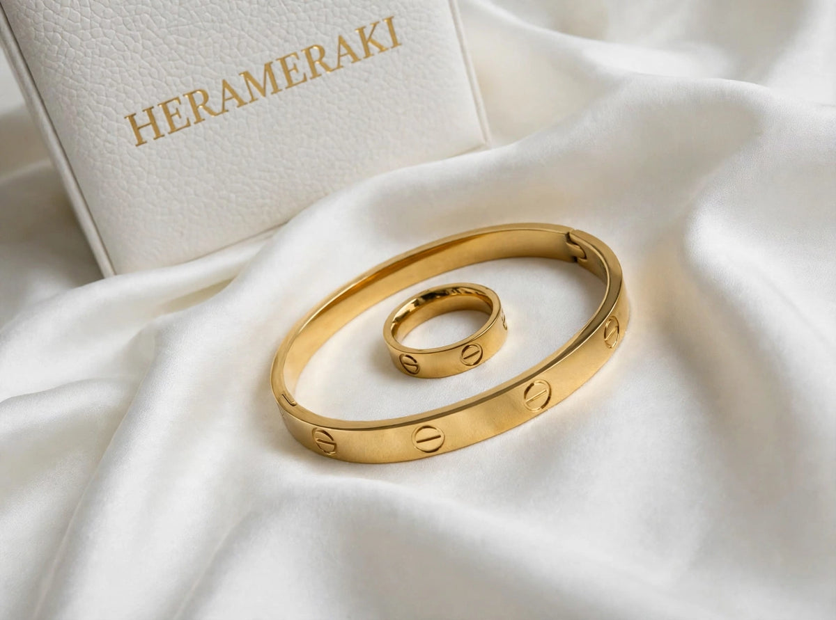 Zinia Bangle and Ring