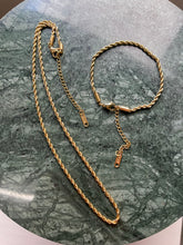 Load image into Gallery viewer, New~ Hera Rope Chain Necklace and Bracelet

