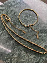 Load image into Gallery viewer, New~ Hera Rope Chain Necklace and Bracelet
