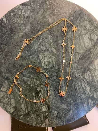 Ayesha Bracelet and Necklace